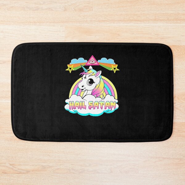 Item preview, Hail Satan Rainbow Unicorn designed and sold by AustenVolker.