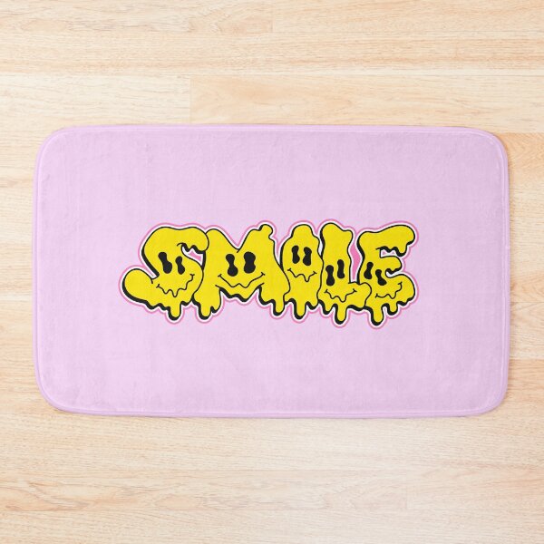 Item preview, yellow melting emoji typography designed and sold by Beeroclock.