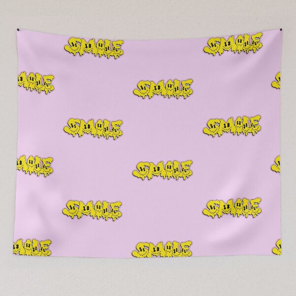 Item preview, yellow melting emoji typography designed and sold by Beeroclock.