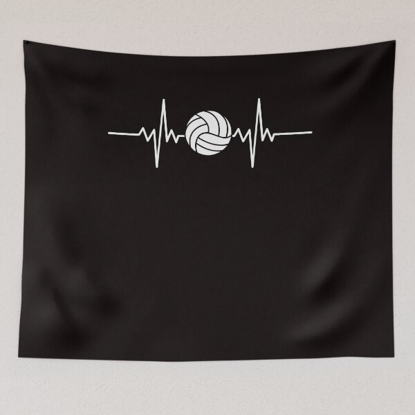 Item preview, Heartbeat Volleyball Team Ball Sports Coach Beach Volleyball designed and sold by TomGiantDesigns.