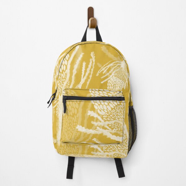 Item preview, Seamless White Protea on Mustard designed and sold by Crimson-thyme.