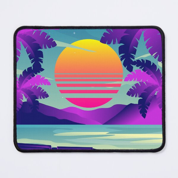 Item preview, Seaside Relaxing Sunset Synthwave designed and sold by MaiZephyr.