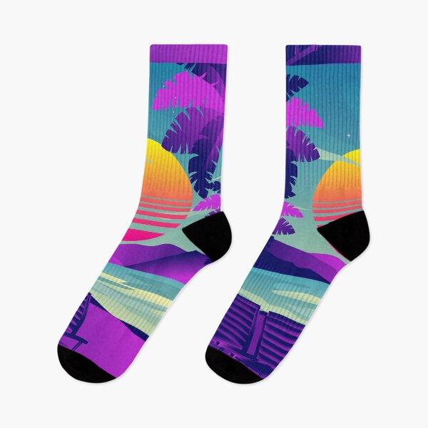 Item preview, Seaside Relaxing Sunset Synthwave designed and sold by MaiZephyr.