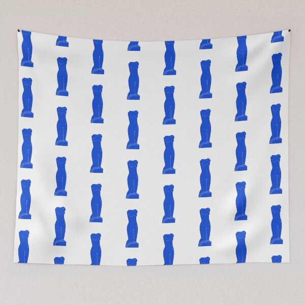 Item preview, Blue Nude Female Sculpture Linocut designed and sold by Adam Regester.