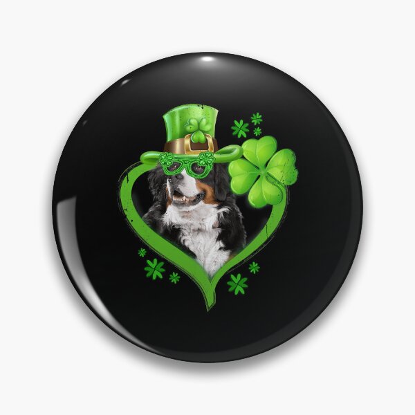 Item preview, Irish Bernese Mountain Dog Love Shamrock St Patricks Day designed and sold by HardiKel.