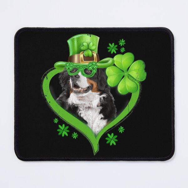 Item preview, Irish Bernese Mountain Dog Love Shamrock St Patricks Day designed and sold by HardiKel.
