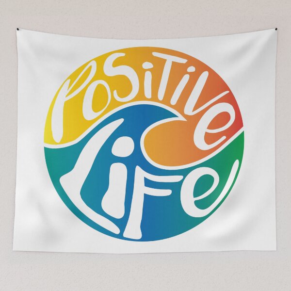 Item preview, Positive Life designed and sold by luggagestickers.