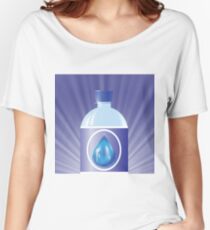 plastic bottle with water Women's Relaxed Fit T-Shirt