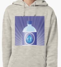 plastic bottle with water Pullover Hoodie
