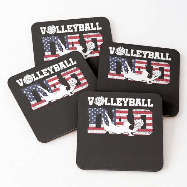 Item preview, US American Flag Volleyball Dad Father Ball Sports Player designed and sold by TomGiantDesigns.