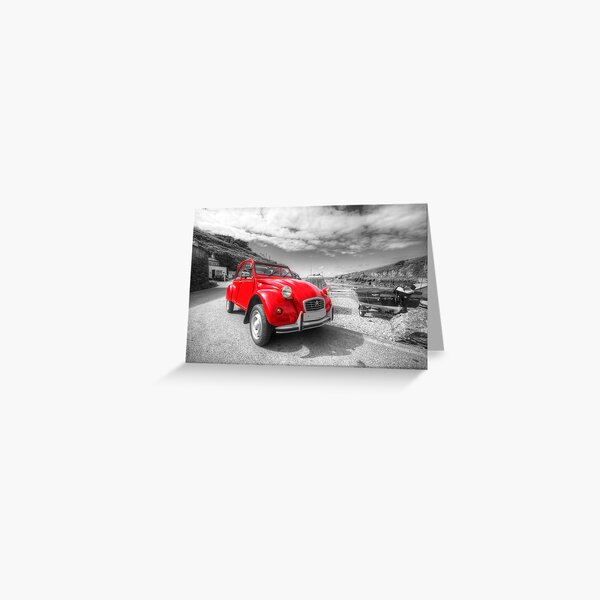 Cornish 2CV Greeting Card