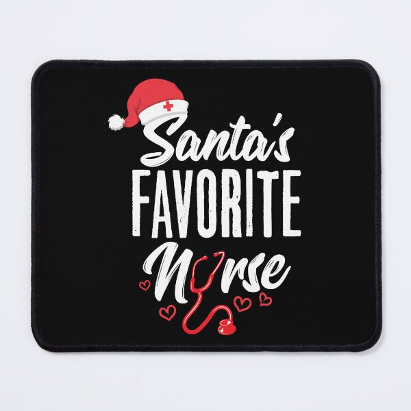 Item preview, Christmas Tree Xmas Nurse Santa's Favorite Holiday Gift designed and sold by haselshirt.