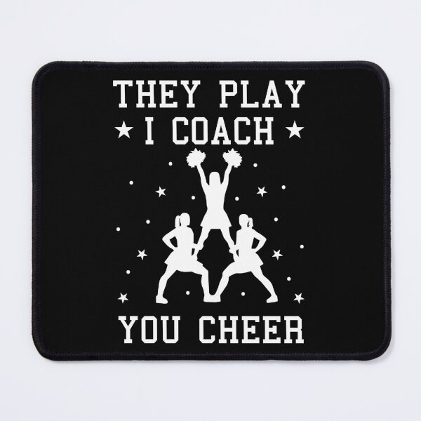 Item preview, They Play I Coach You Cheer Cheerleading Coach Gift designed and sold by haselshirt.
