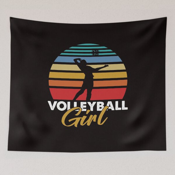 Item preview, Vintage Volleyball Girl Ball Sports Player Beach Volleyball designed and sold by TomGiantDesigns.
