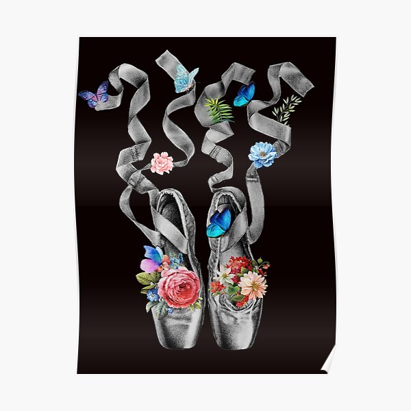 "ballet shoes" Poster for Sale by GraciellaBaisey Redbubble
