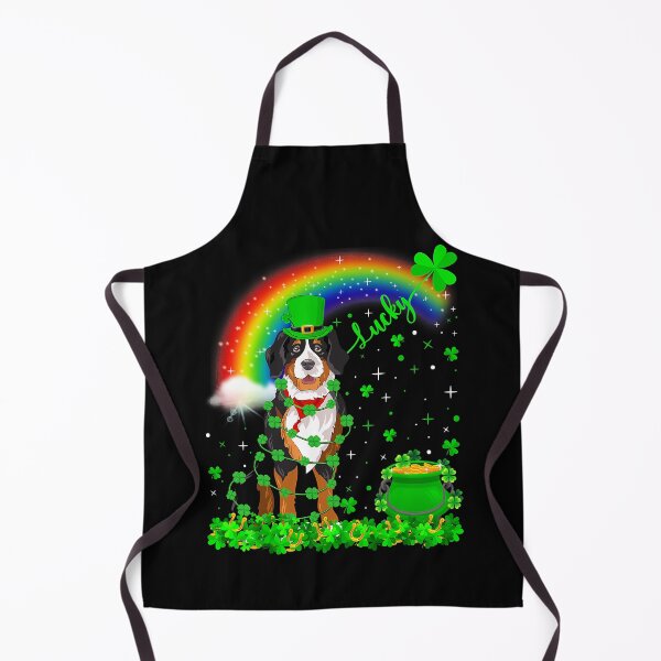 Item preview, Shamrock Rainbow Lucky Bernese Mountain Dog St Patricks Day designed and sold by HardiKel.
