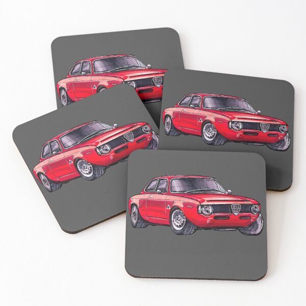 Item preview, Alfa Romeo Giulia Sprint GTA rojo - Boceto de marcador - Obra de arte designed and sold by SketchNinja.