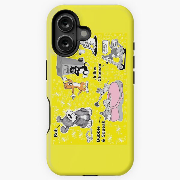 Vista previa del artículo con la obra «Queso sobre ruedas - conoce a los personajes», diseñado y vendido por SaxonArtDesign.