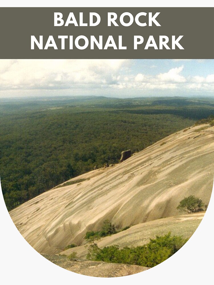 "Bald Rock National Park" Sticker for Sale by AdventurePlains Redbubble