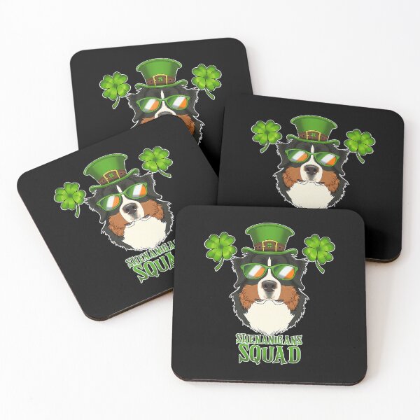 Item preview, Shenanigans Squad I St Patricks Day Bernese Mountain Dog designed and sold by HardiKel.