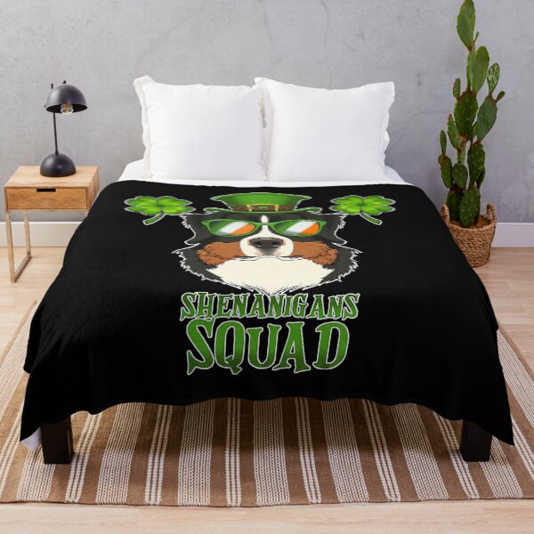 Item preview, Shenanigans Squad I St Patricks Day Bernese Mountain Dog designed and sold by HardiKel.
