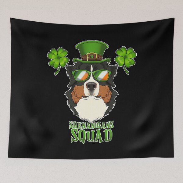 Item preview, Shenanigans Squad I St Patricks Day Bernese Mountain Dog designed and sold by HardiKel.