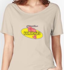 Kamekona's Shrimp Logo (Outline) Women's Relaxed Fit T-Shirt