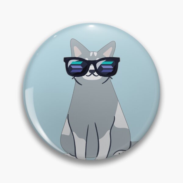 Item preview, Solana cryptocurrency cat - Solana SOL designed and sold by Crypmetal.