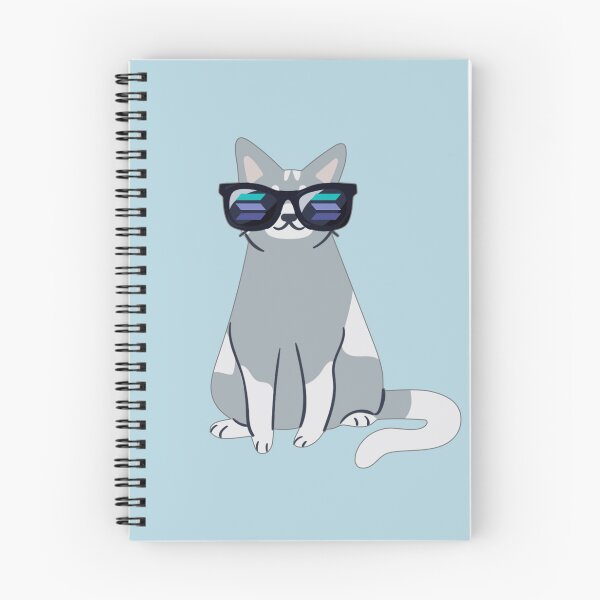 Item preview, Solana cryptocurrency cat - Solana SOL designed and sold by Crypmetal.