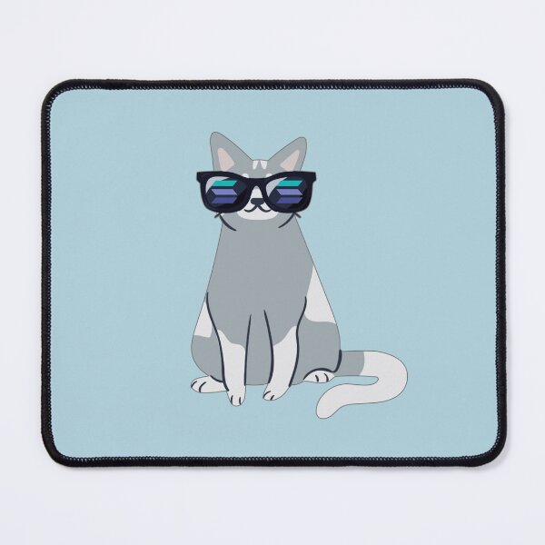 Item preview, Solana cryptocurrency cat - Solana SOL designed and sold by Crypmetal.