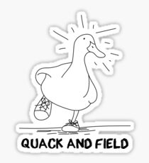 Quack and Field Sticker