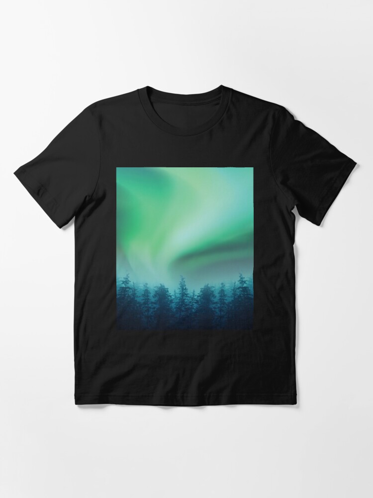 Norway Forest 2 (Aurora Borealis 3) Essential T-Shirt for Sale by Dream  Artworks