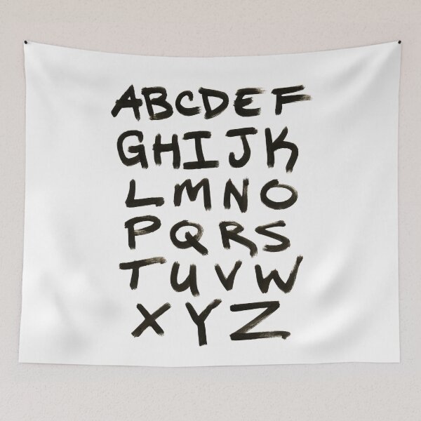 Item preview, Hand Written Brush Letter Alphabet designed and sold by phishphanart.