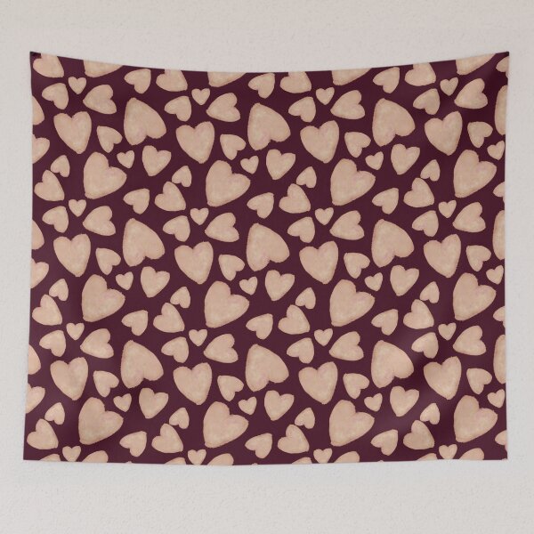 Item preview, Gingerbread Hearts Dark designed and sold by IcyArtShop.