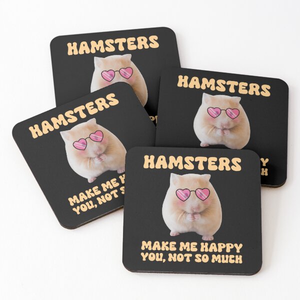Item preview, Cute Blushing Hamster - Hamsters Make Me Happy   designed and sold by cannevas.