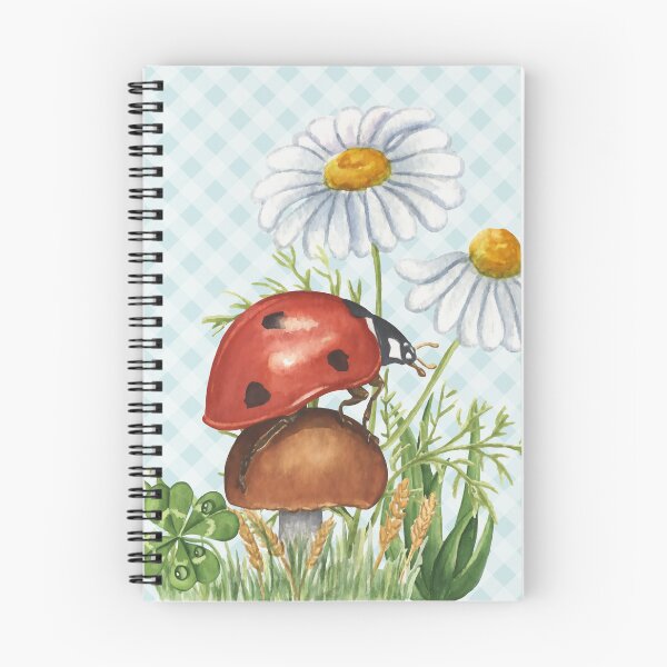 Item preview, Beautiful ladybird and gingham, cottagecore aesthetic collection 1 of 2 designed and sold by Orianah.