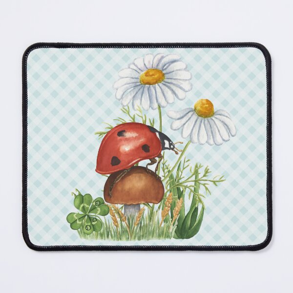 Item preview, Beautiful ladybird and gingham, cottagecore aesthetic collection 1 of 2 designed and sold by Orianah.