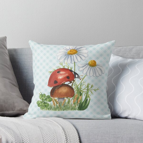 Item preview, Beautiful ladybird and gingham, cottagecore aesthetic collection 1 of 2 designed and sold by Orianah.