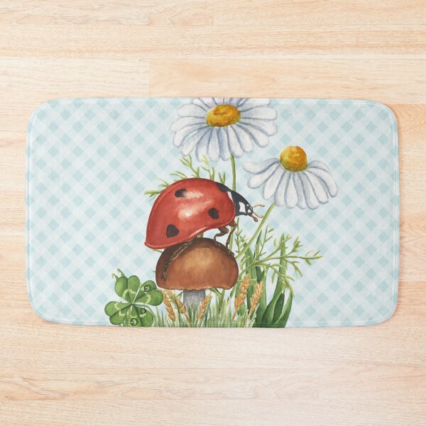 Item preview, Beautiful ladybird and gingham, cottagecore aesthetic collection 1 of 2 designed and sold by Orianah.