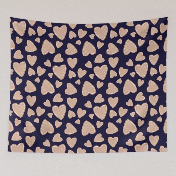 Item preview, Gingerbread Hearts Dark designed and sold by IcyArtShop.