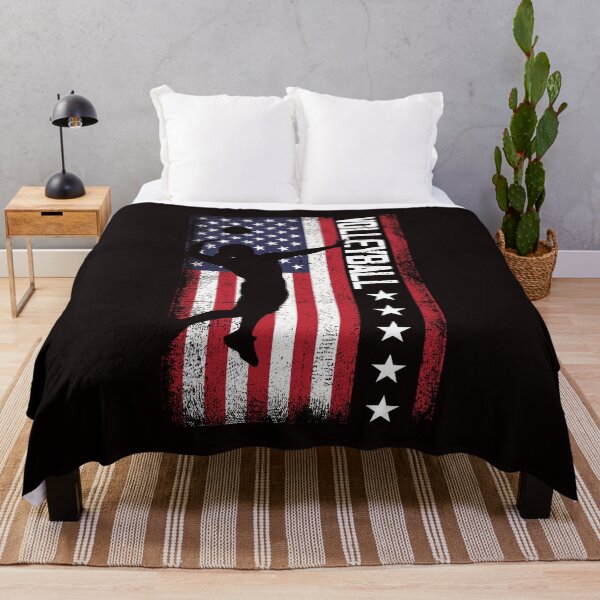 Item preview, US American Flag Volleyball Setter Ball Sports Player Game designed and sold by TomGiantDesigns.