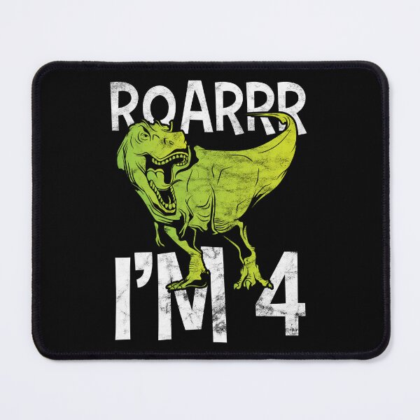 Item preview, FOUR-asaurus Dino Dinosaur 4rth Birthday Gift Idea designed and sold by haselshirt.