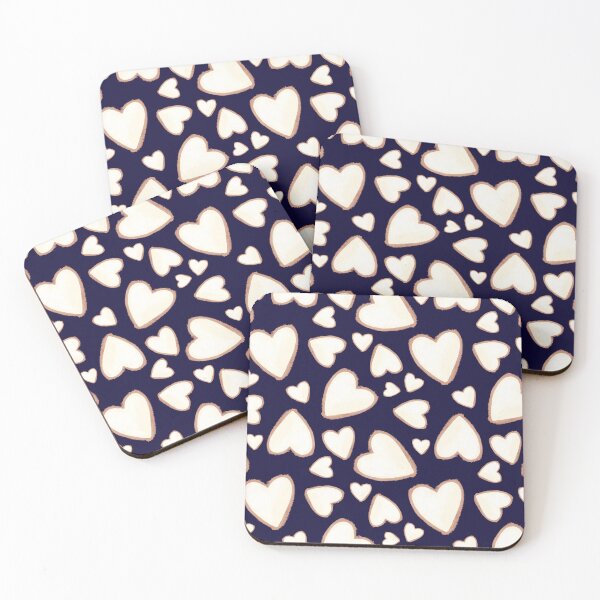 Item preview, Sweet Gingerbread Hearts Dark designed and sold by IcyArtShop.