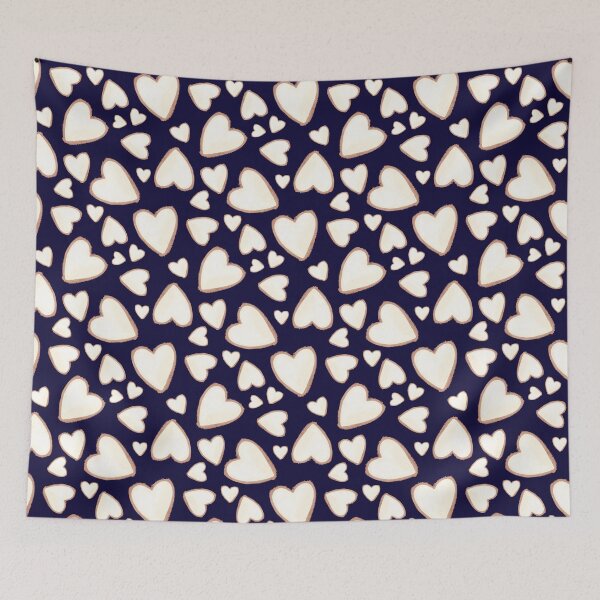 Item preview, Sweet Gingerbread Hearts Dark designed and sold by IcyArtShop.