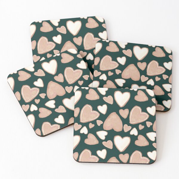 Item preview, Gingerbread Hearts Simple Mix Dark designed and sold by IcyArtShop.