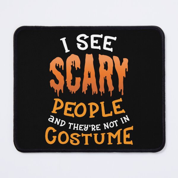 Item preview, Halloween Shirt I See Scary People Gift Tee designed and sold by haselshirt.