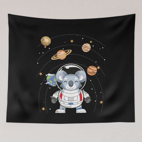 Item preview, Australian Animal Space Astronomy Cute Astronaut Koala designed and sold by bestshirtdesign.