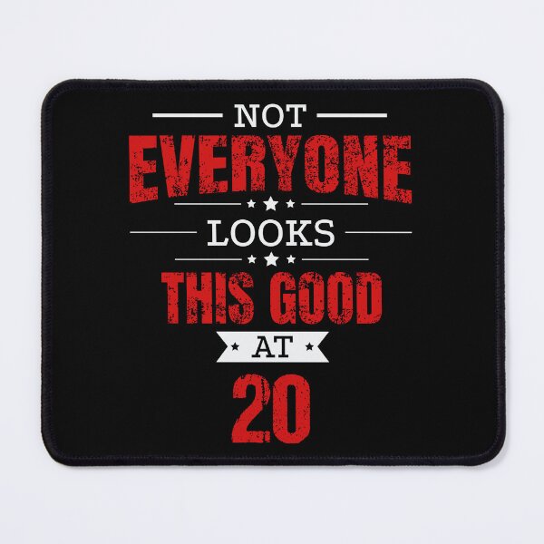 Item preview, 20th Birthday Gift Retro Twenty 20 Years Looks This Good Red designed and sold by haselshirt.