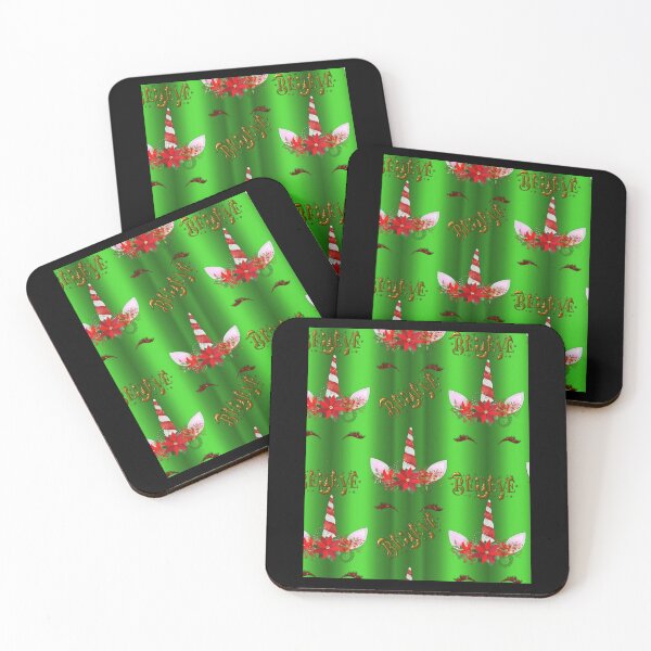Item preview, Green Unicorn Christmas Believe Graphic  designed and sold by lavisuzzelll.