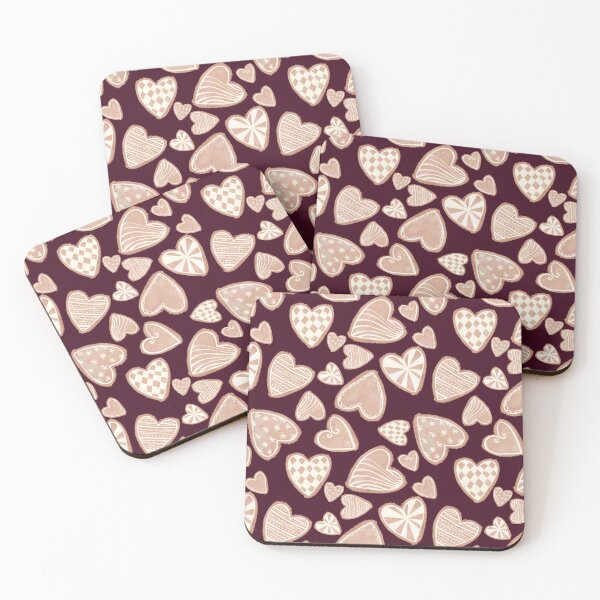 Item preview, Gingerbread Hearts Laced Mix Dark designed and sold by IcyArtShop.